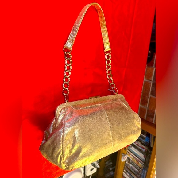 WOW POSHMARK - Authentic NWT Gold Leather HOBO Friday Date Night Supermodel Bag - Picture 13 of 16